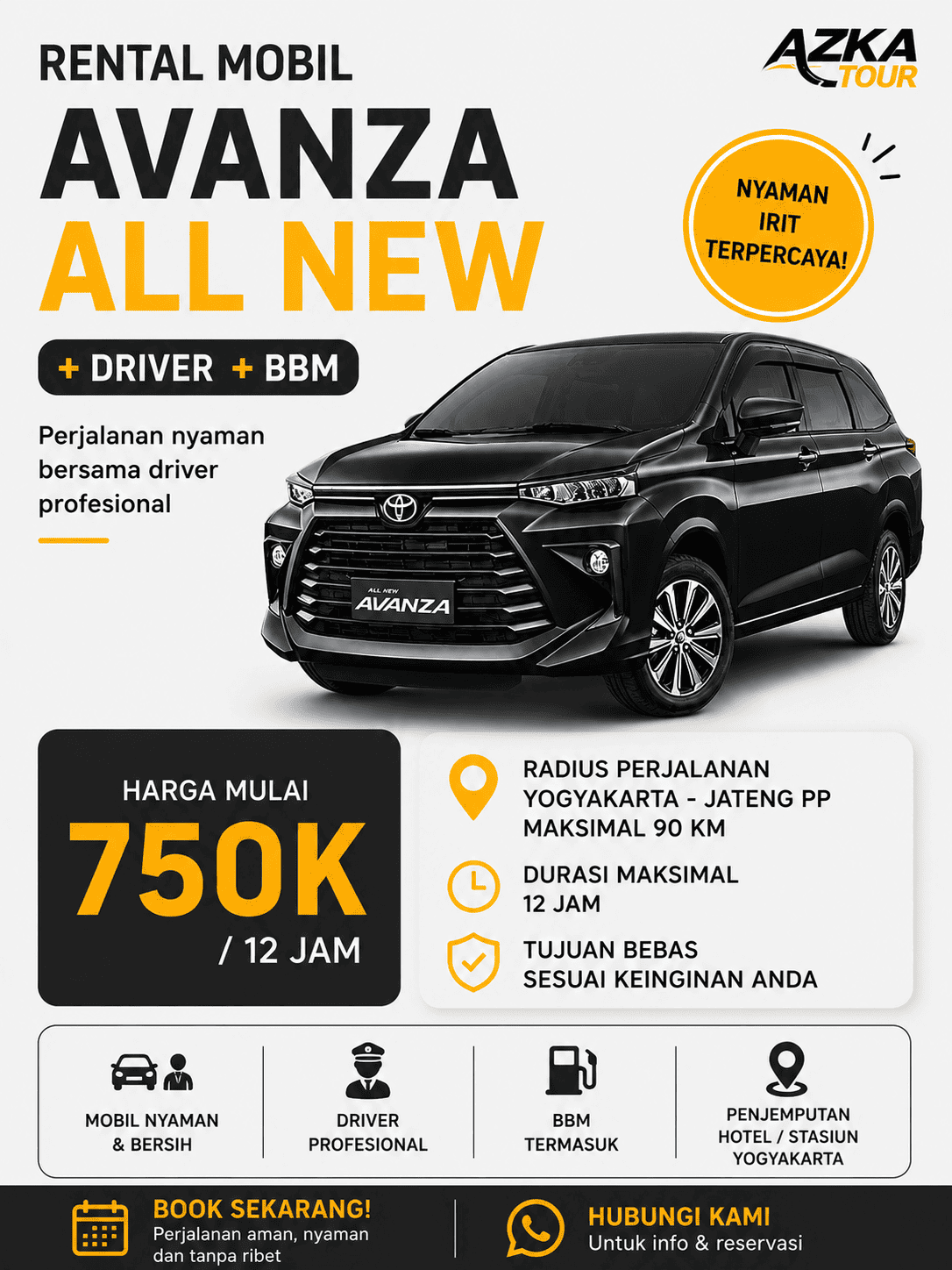 Avanza All New -  90 KM - Yogyakarta