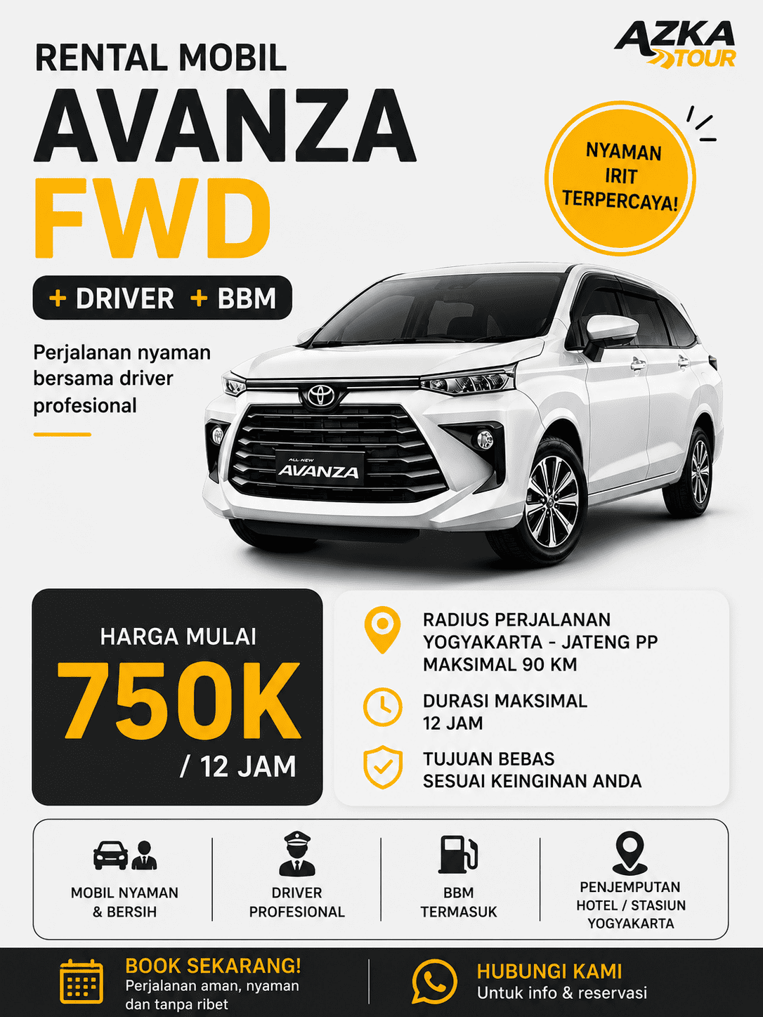 Avanza FWD -  90 KM - Yogyakarta
