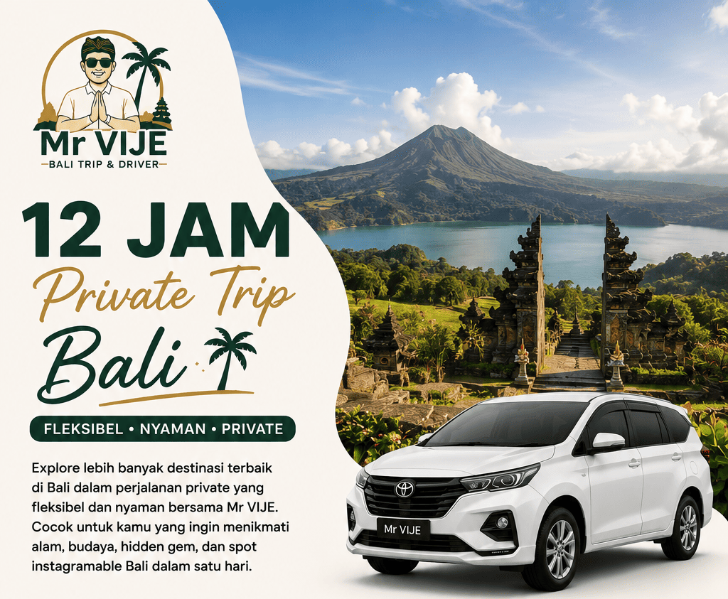 12 Jam Private Trip Bali 🌴🚗