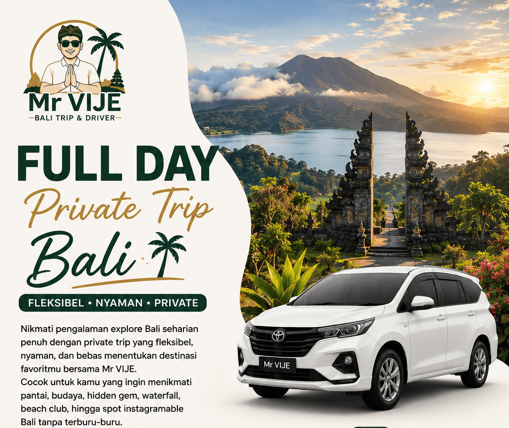 Full Day Private Trip Bali 🌴🚗